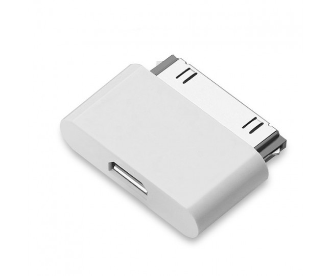 Переходник micro USB to 30-pin Adapter + cable 